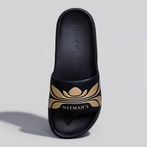 Breather Slides (Women Exclusive) : Black-Gold