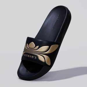 Breather Slides (Women Exclusive) : Black-Gold
