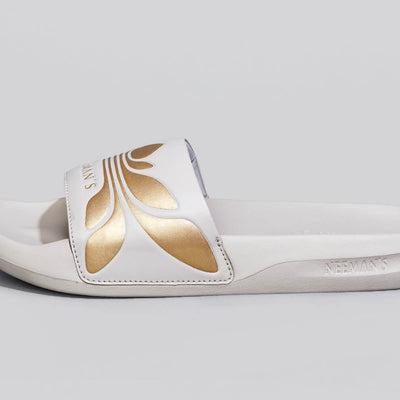 Breather Slides (Women Exclusive) : Grey-Gold