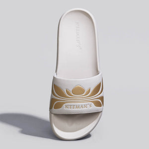 Breather Slides (Women Exclusive) : Grey-Gold