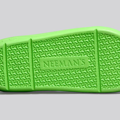 Cushers Clogs For Men : Neon Green