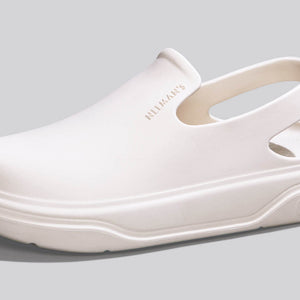 Cushers Clogs For Women : Ivory White