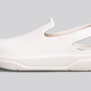 Cushers Clogs For Women : Ivory White