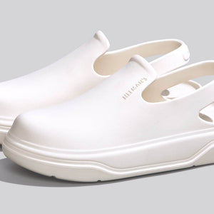 Cushers Clogs For Women : Ivory White
