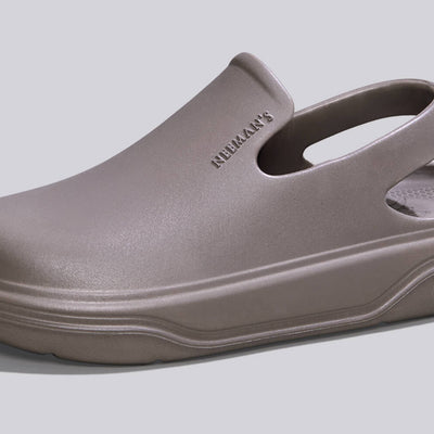 Cushers Clogs For Women : Goat Grey