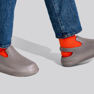 Cushers Clogs For Men : Goat Grey