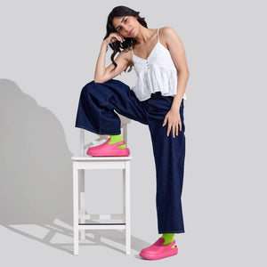 Cushers Clogs For Women : Pink