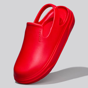 Cushers Clogs For Women : Red