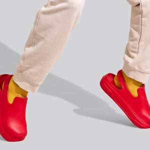 Cushers Clogs For Men : Red