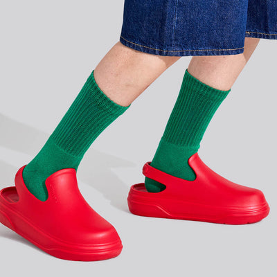 Cushers Clogs For Women : Red