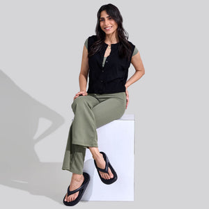 Cushers Flips For Women : Black