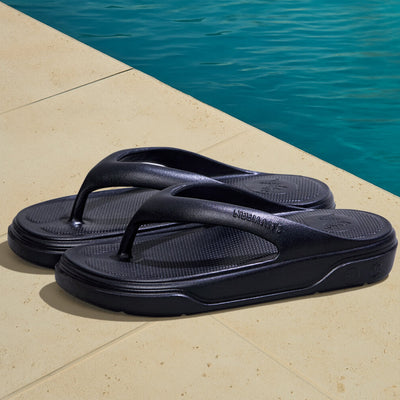 Cushers Flips For Men : Black