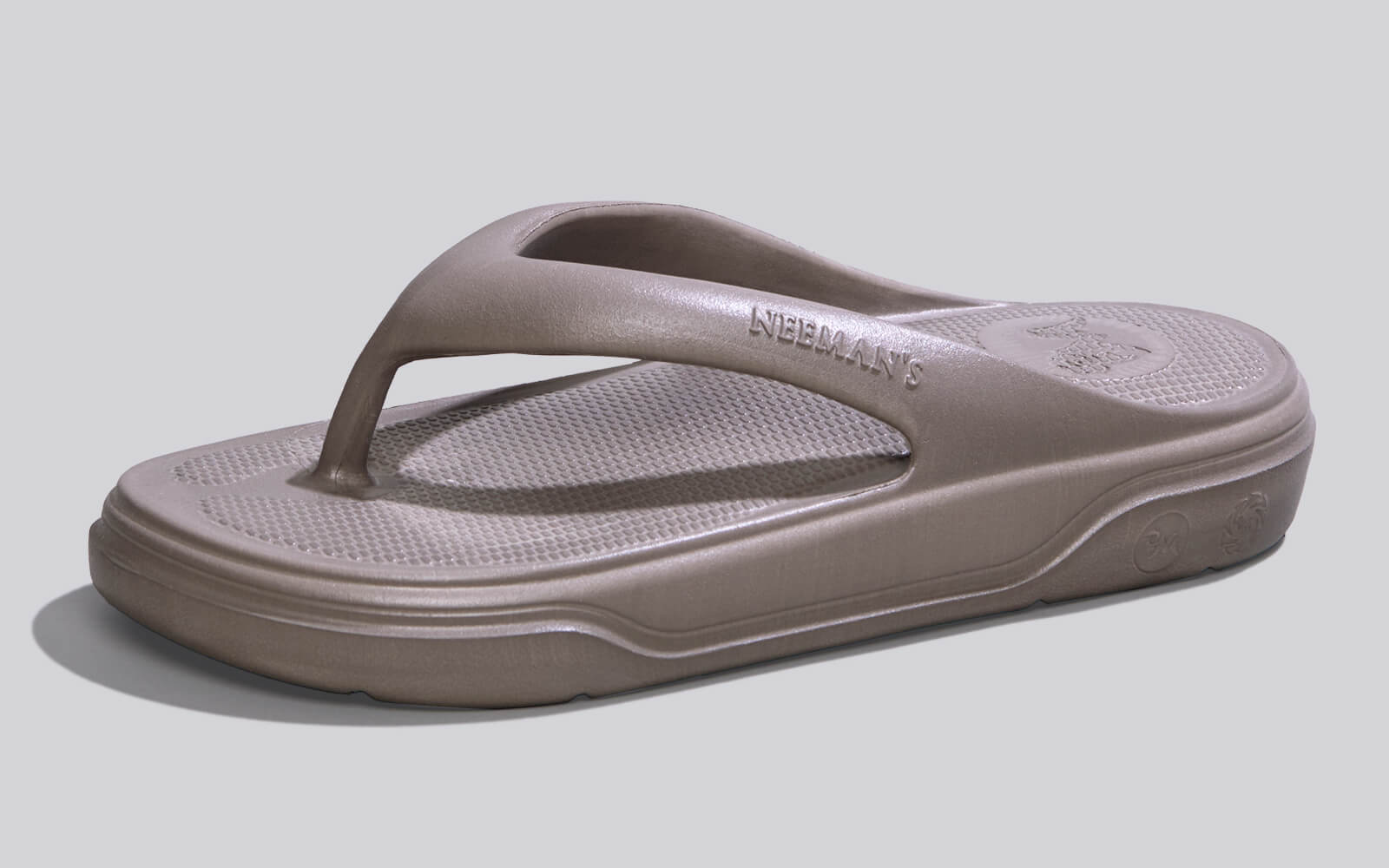 Cushers Flips For Men : Goat Grey