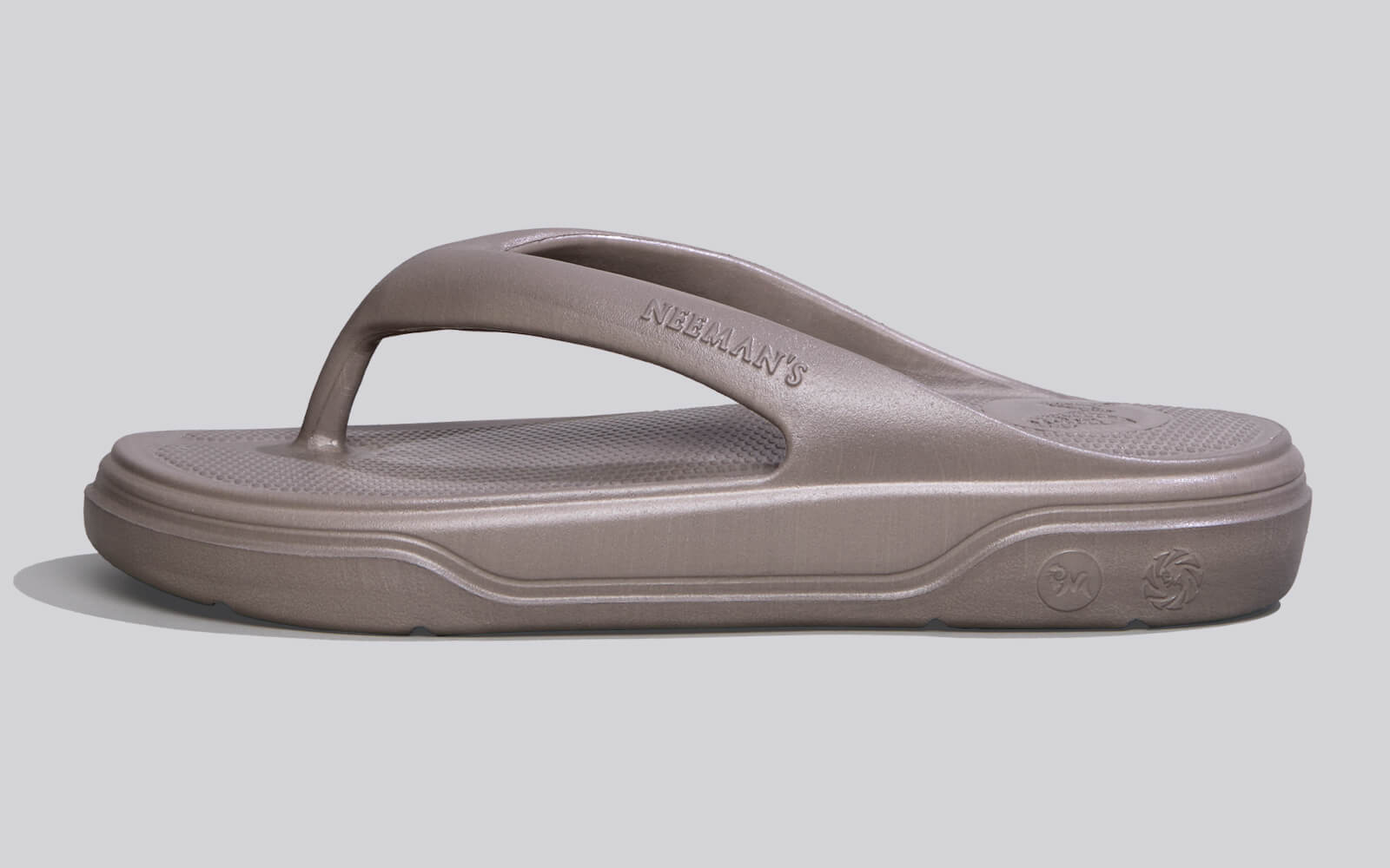 Cushers Flips For Men : Goat Grey