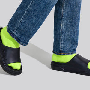 Cushers Slides For Men : Black