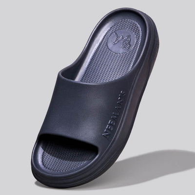 Cushers Slides For Men : Dark Grey
