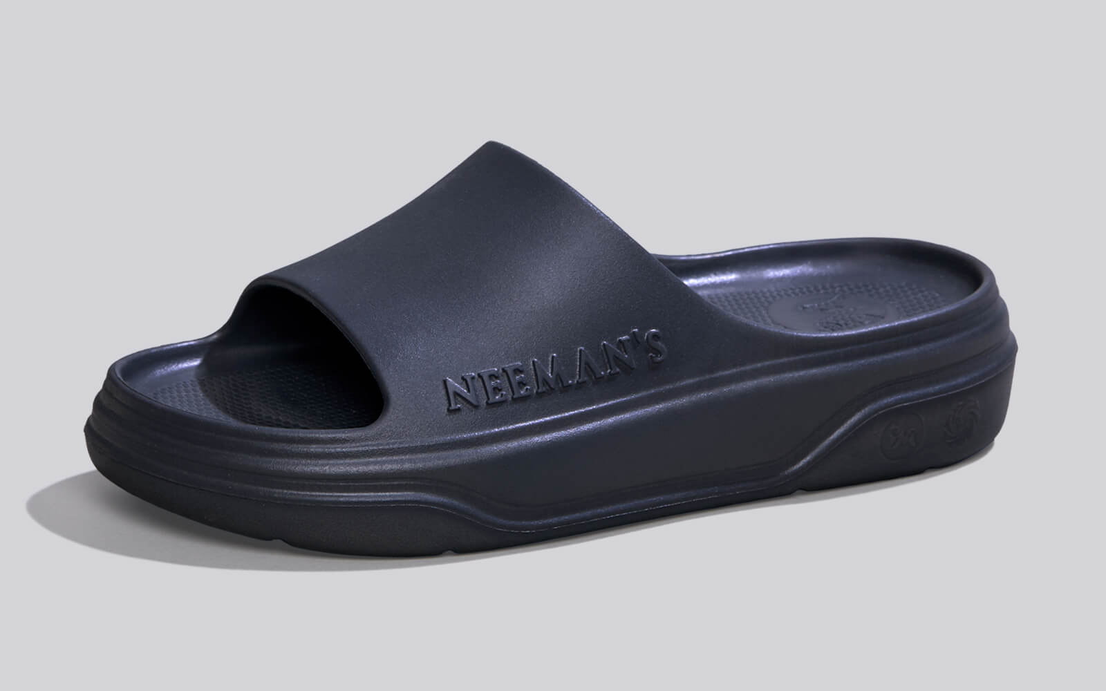 Cushers Slides For Men : Dark Grey