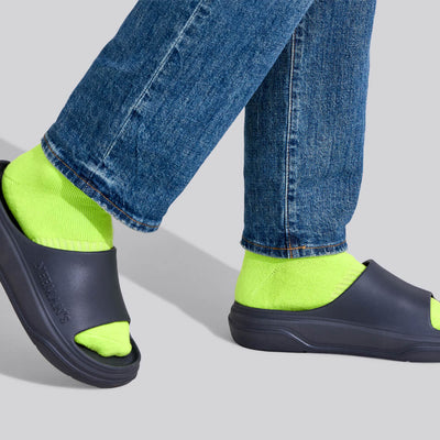 Cushers Slides For Men : Dark Grey