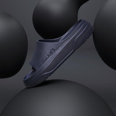 Cushers Slides For Men : Dark Grey
