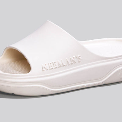 Cushers Slides For Men : Ivory White