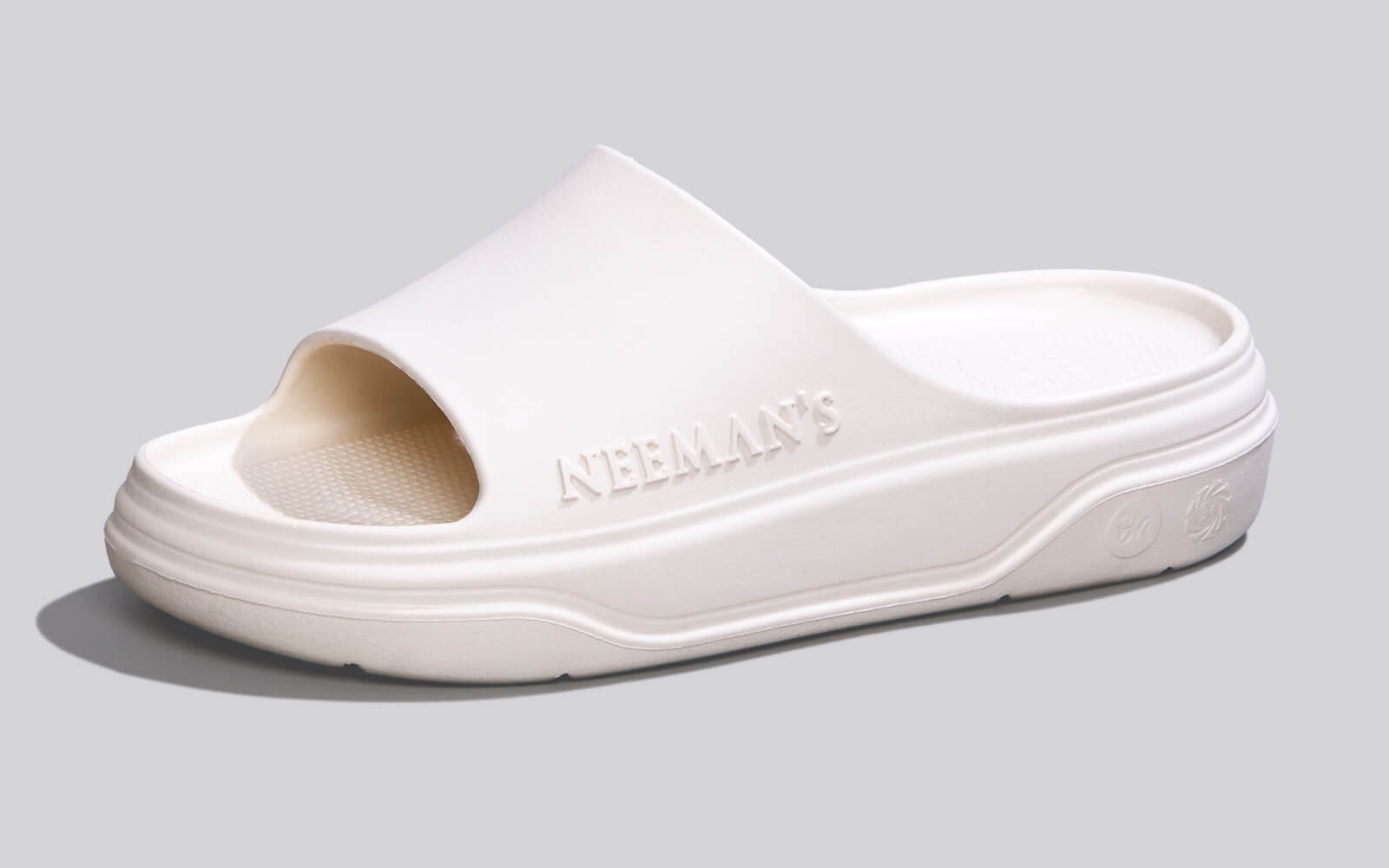 Cushers Slides For Men : Ivory White