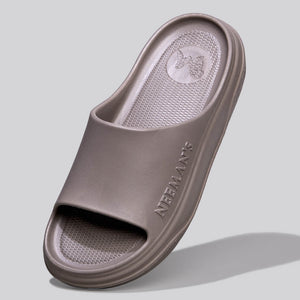 Cushers Slides For Men : Goat Grey