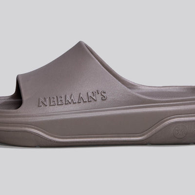 Cushers Slides For Men : Goat Grey