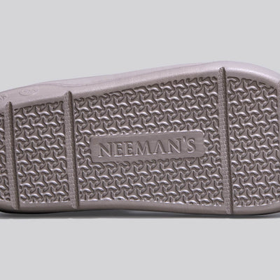 Cushers Slides For Men : Goat Grey
