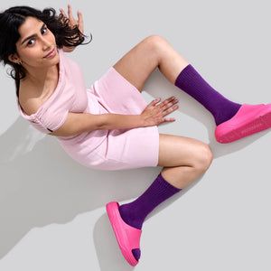 Cushers Slides For Women : Pink