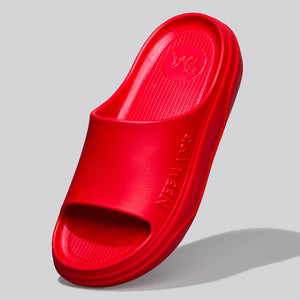 Cushers Slides For Women : Red