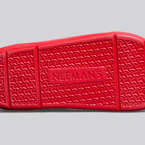 Cushers Slides For Men : Red