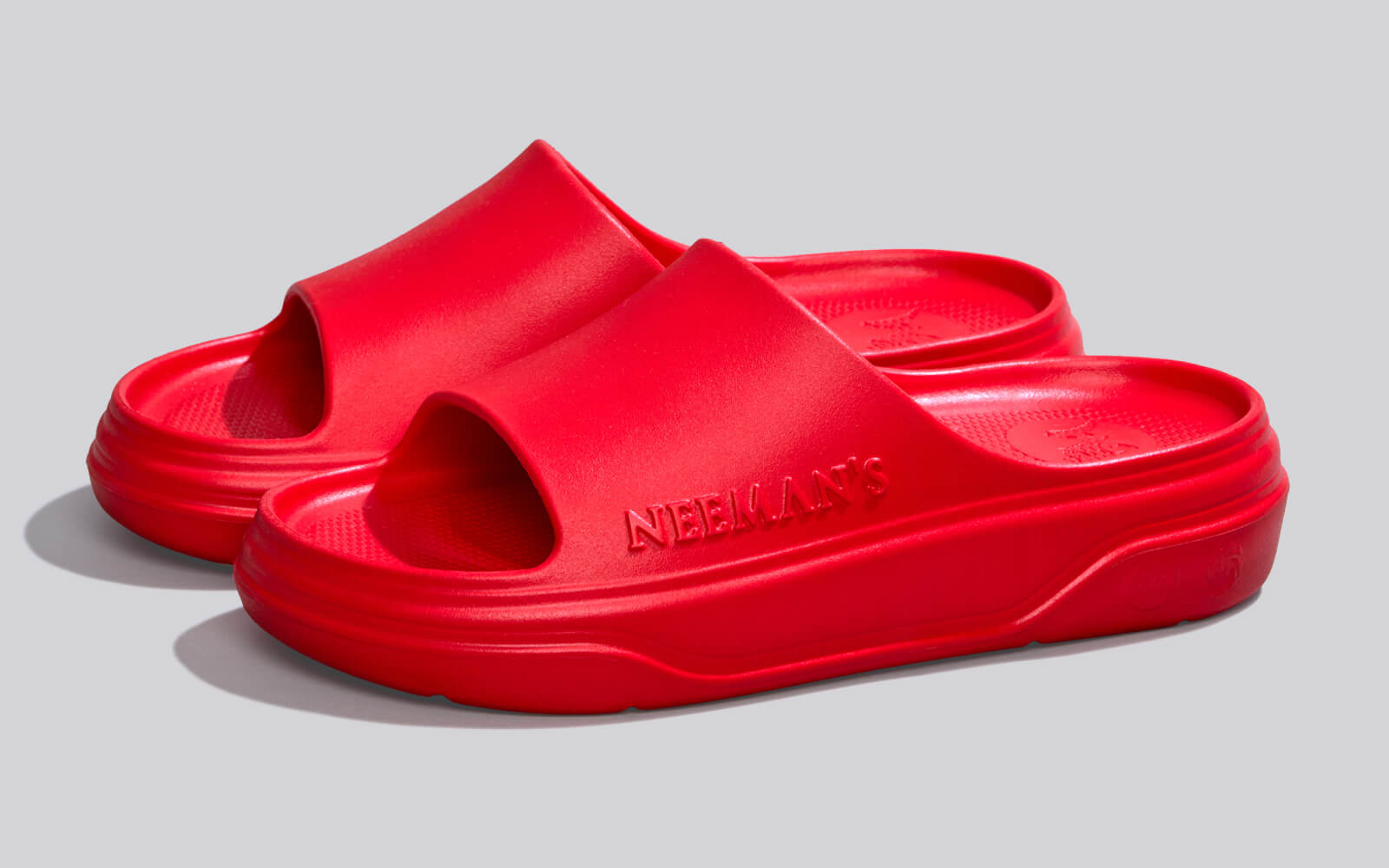 Cushers Slides For Women : Red