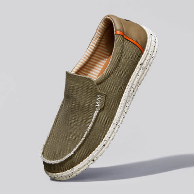 The Wanderers Slip Ons : Olive