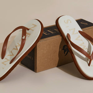 Classic Slippers : Cream Brown