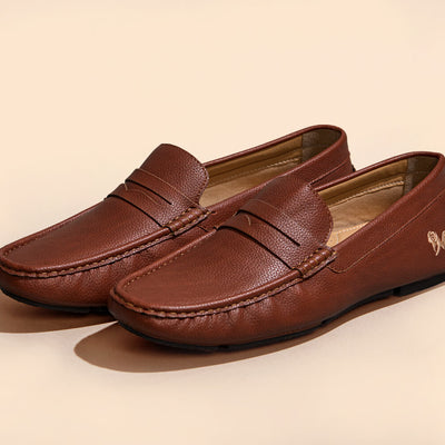 Dress Loafers : Tan
