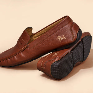 Dress Loafers : Tan