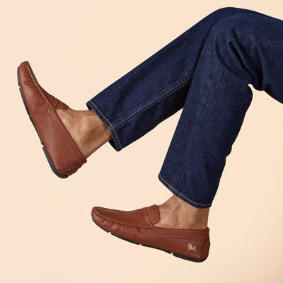Dress Loafers : Tan