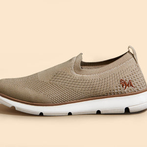 Dress Slip Ons : Beige