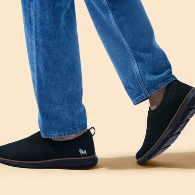 Dress Slip Ons : Black