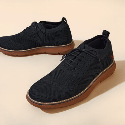 Dress Sneakers : Black Tan