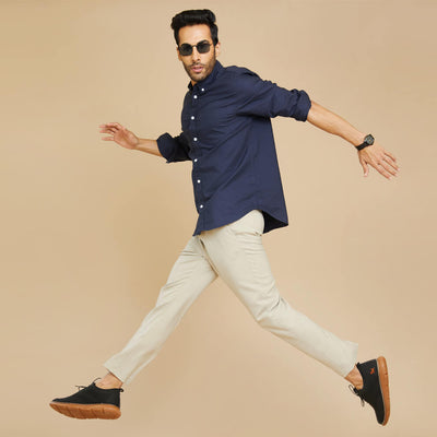 Dress Sneakers : Black Tan