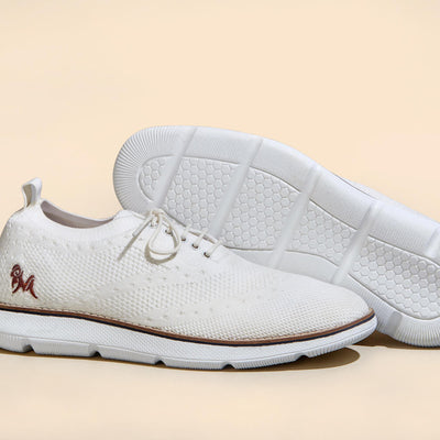 Dress Sneakers : White