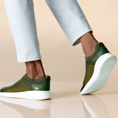 Everyday Basic Slip Ons : Citrus Olive