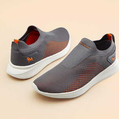 Everyday Basic Slip Ons : Neon Grey