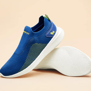 Everyday Basic Slip Ons : Neon Navy
