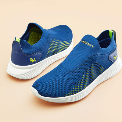 Everyday Basic Slip Ons : Neon Navy
