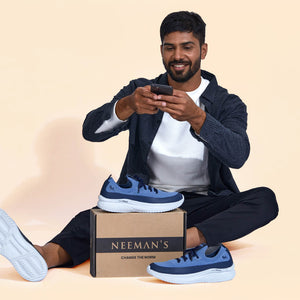 Ease Walk Sneakers : Blue