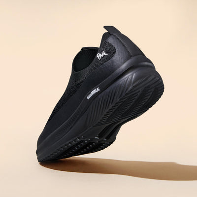 Ease Walk Slip Ons : Black