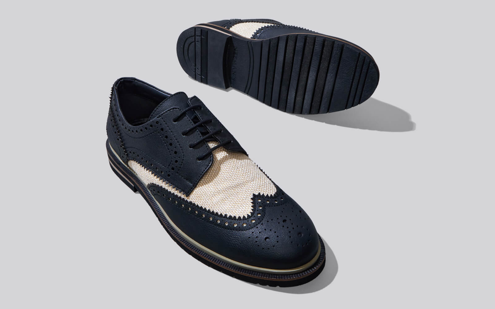 Jute Dress Oxfords : Black