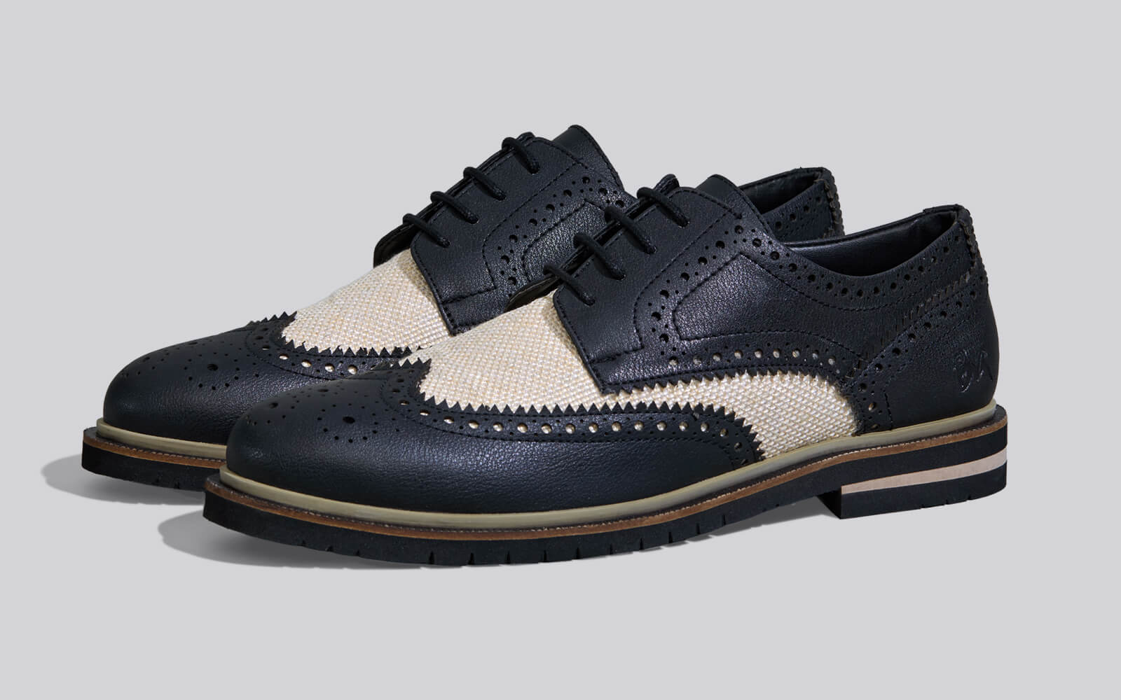 Jute Dress Oxfords : Black